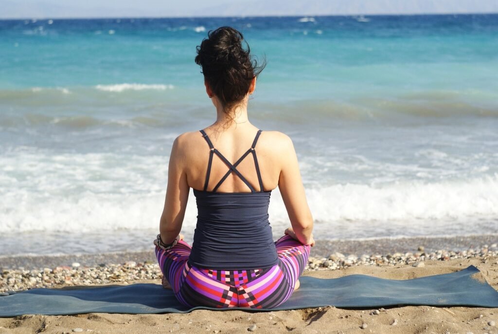 woman, yoga, beach, shore, seashore, relaxation, meditation, nature, rest, meditate, calm, tranquil, girl, sitting, sea, ocean, seaside, yoga, yoga, yoga, meditation, meditation, meditation, meditation, meditation